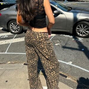 Lioness top model jeans leopard print